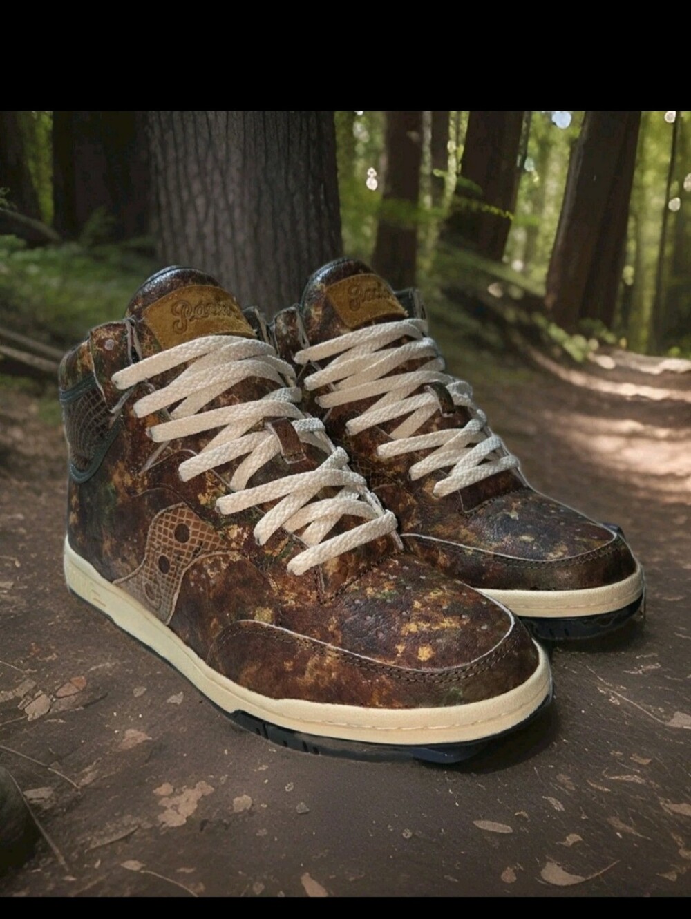 PackerShoes X Saucony Hangtime Hi Woodland Snake Mens 9.5 NIB Deadstock 70127-2